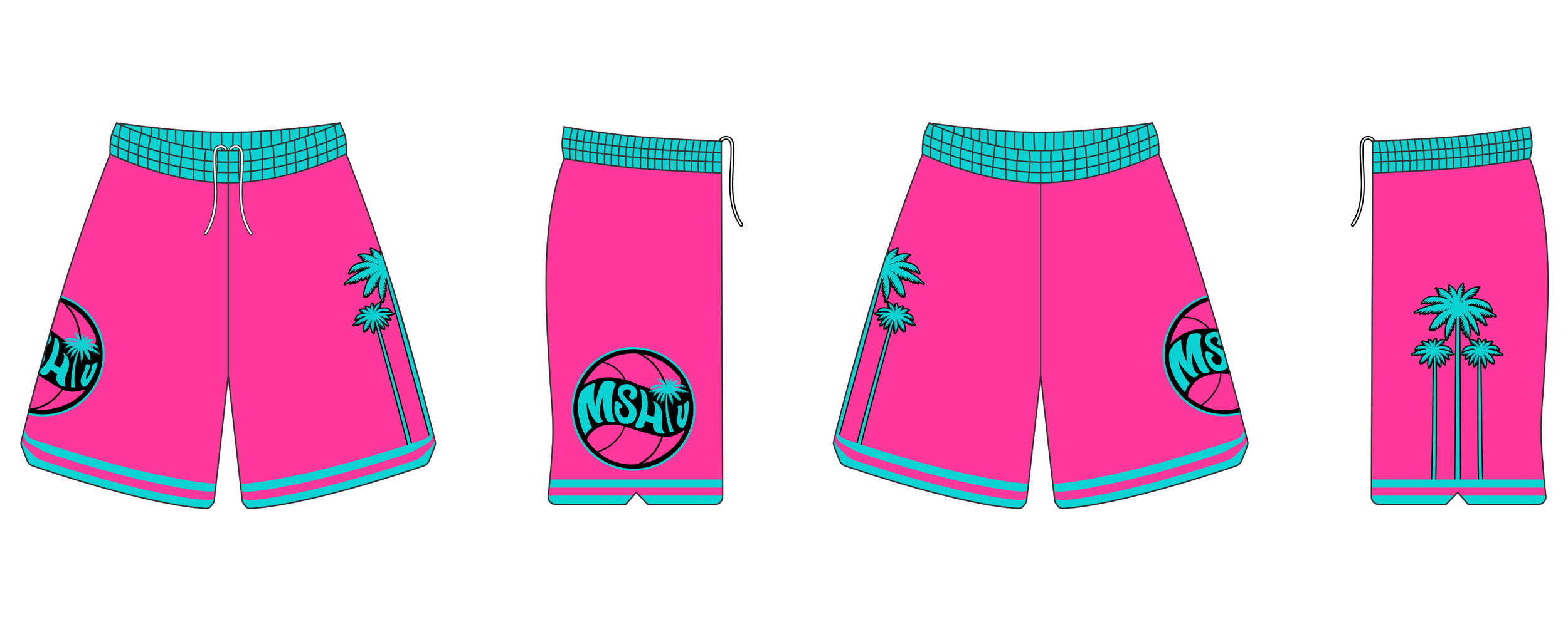 Mshtv hot sale basketball shorts